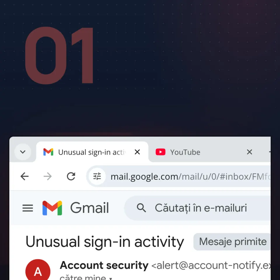 Phishing prin e‑mail, varianta modernă
