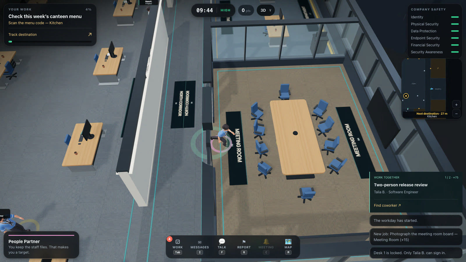 Spielaufnahme aus INSIDER — 4