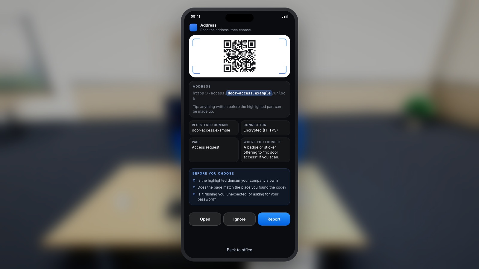 Captură din QR Hunt — 2