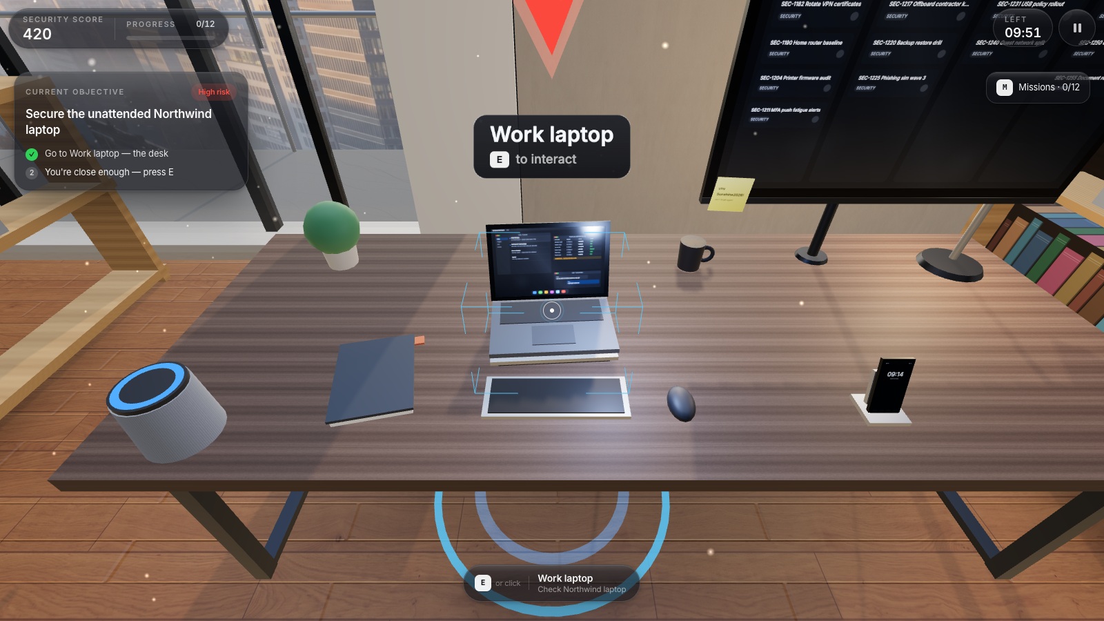 Spielaufnahme aus Sichere dein Homeoffice — 1