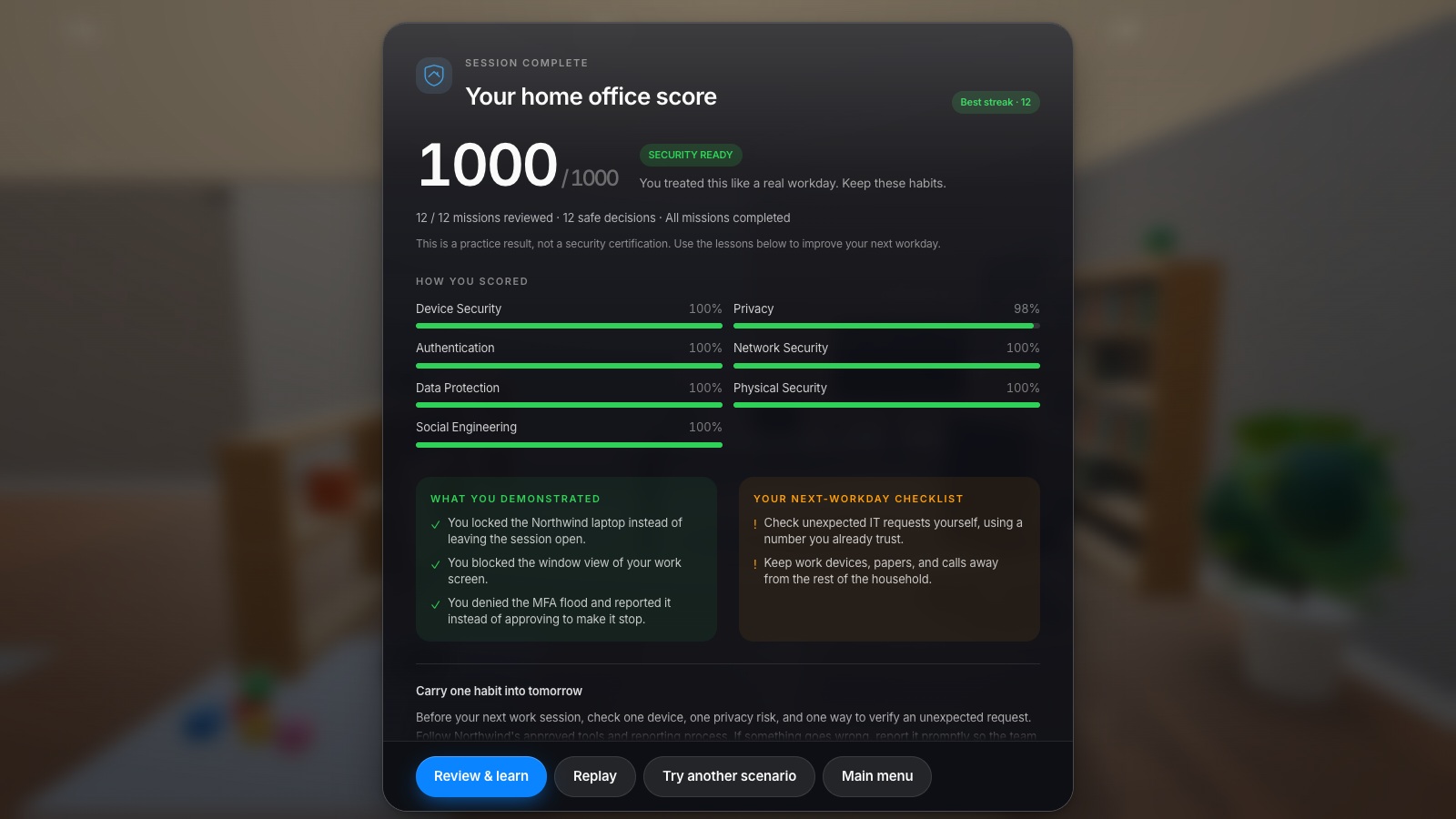Spielaufnahme aus Sichere dein Homeoffice — 4
